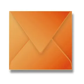 Clairefontaine-Umschlag, 165 x 165 mm, dunkel. orange, 20 Stk